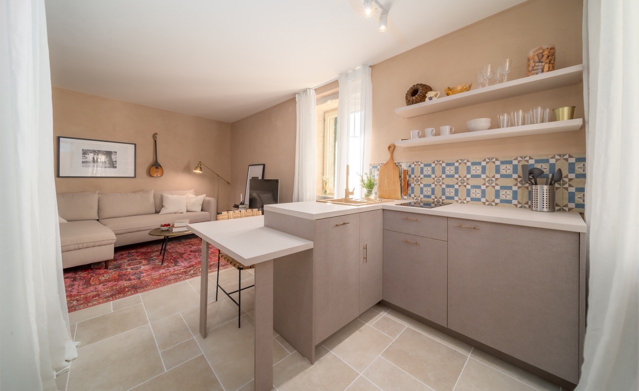 rovinj studio apartment rent kitchen